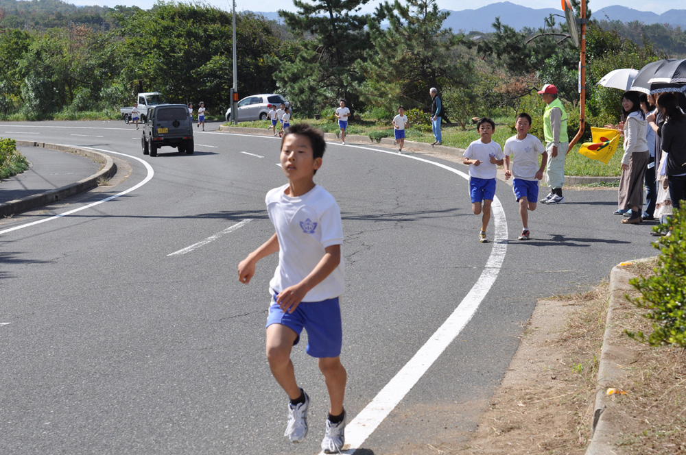 橘小・中学校マラソン大会