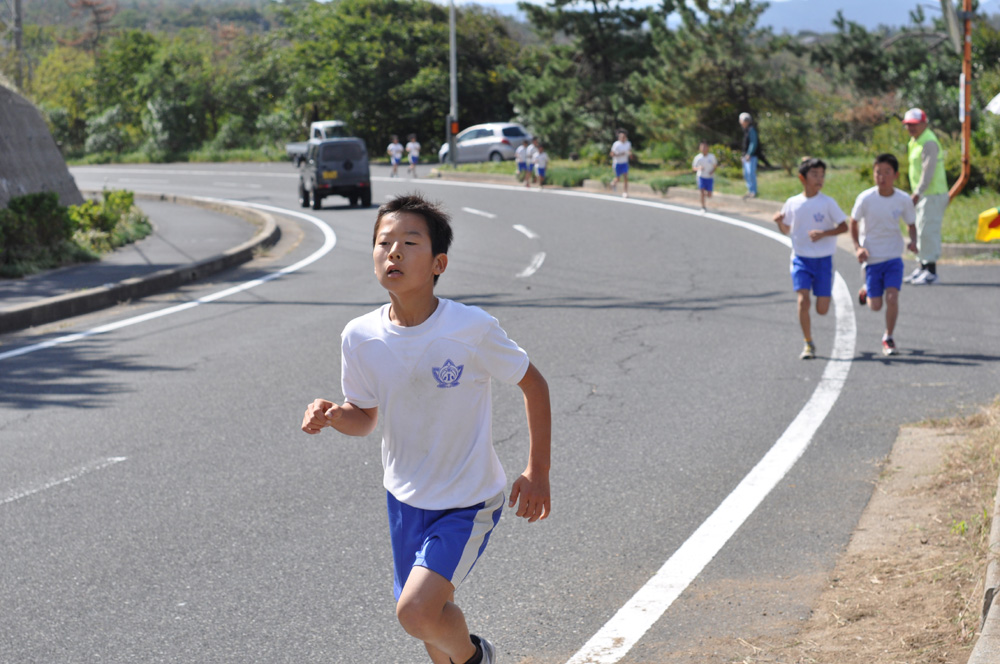 橘小・中学校マラソン大会