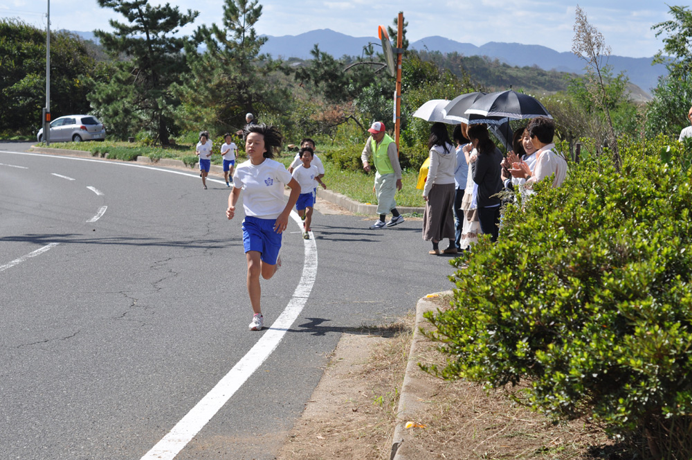 橘小・中学校マラソン大会