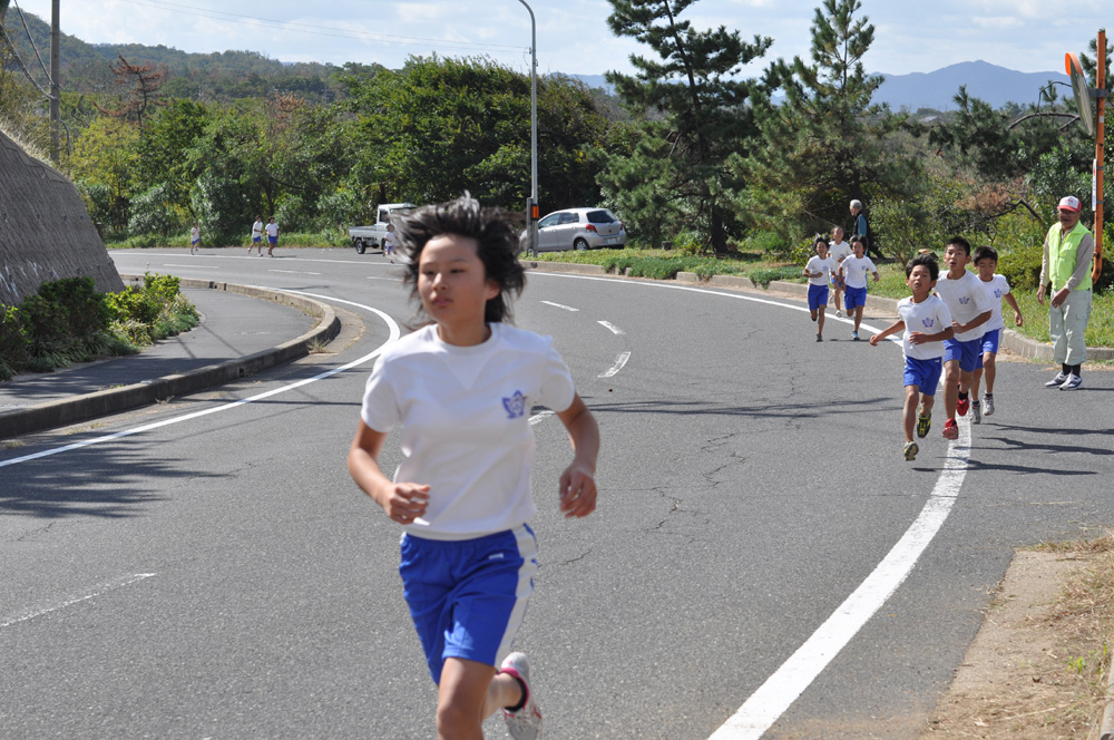橘小・中学校マラソン大会