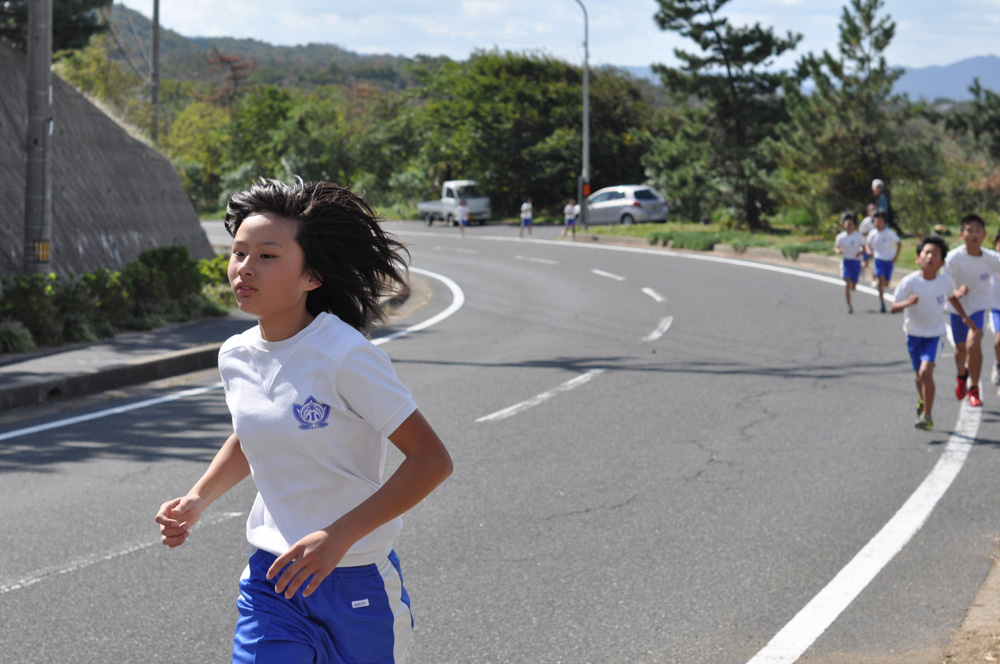橘小・中学校マラソン大会