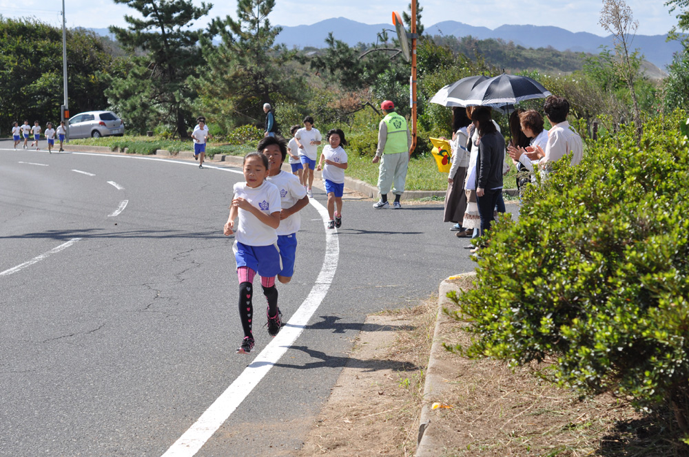 橘小・中学校マラソン大会