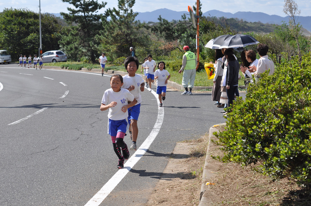 橘小・中学校マラソン大会