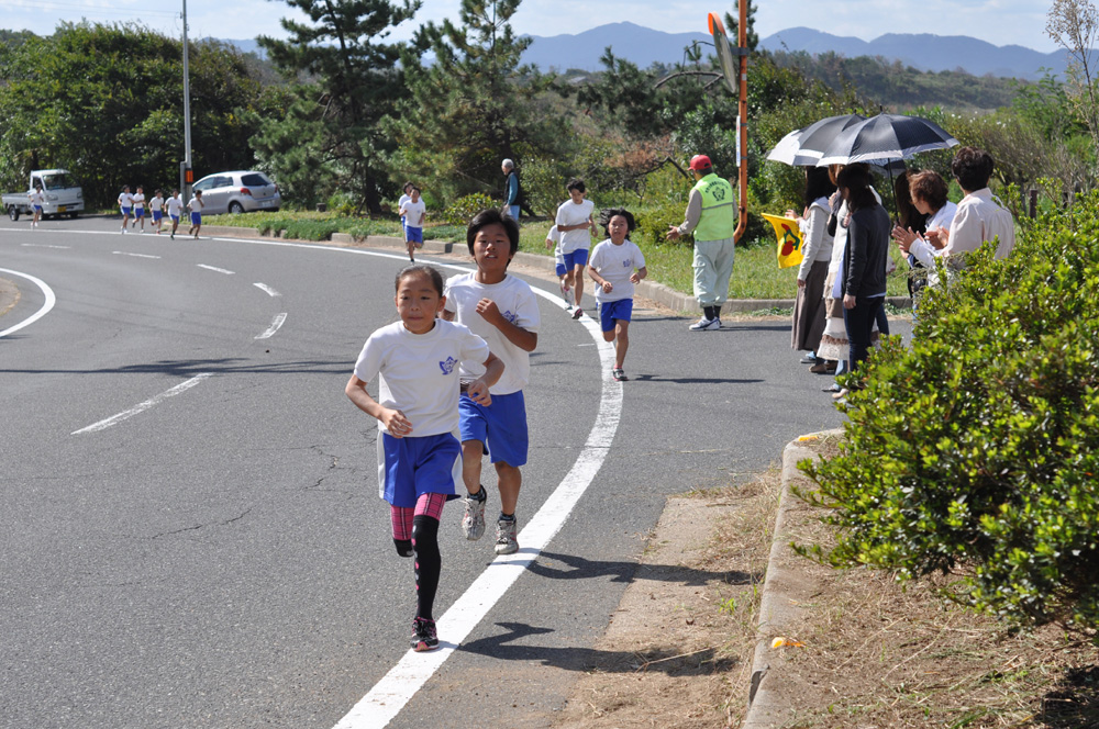 橘小・中学校マラソン大会