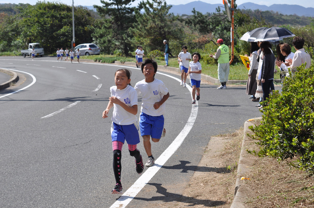 橘小・中学校マラソン大会
