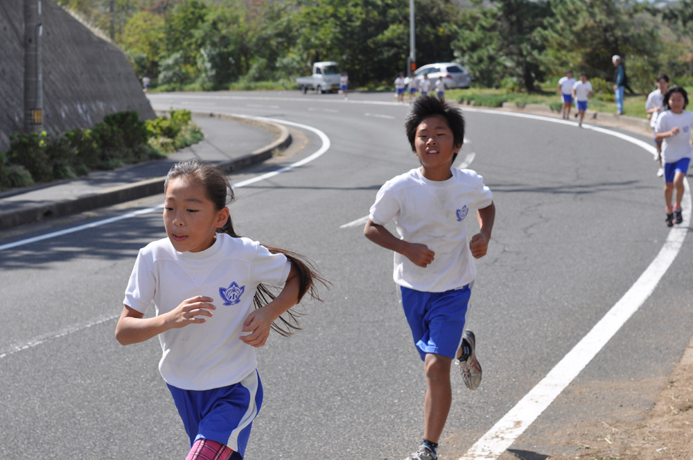 橘小・中学校マラソン大会
