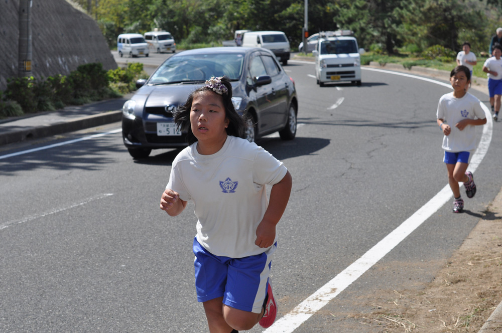 橘小・中学校マラソン大会